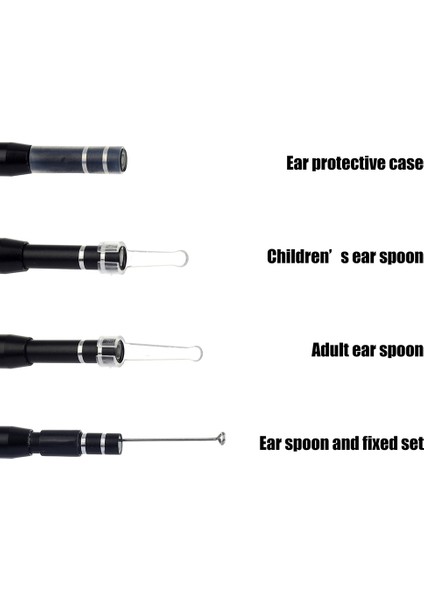 5.5mm Görsel Otoskop Endoskop Kamera - Siyah (Yurt Dışından) modelleri