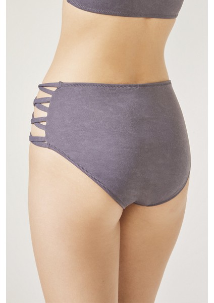 Antrasit Biker Heat Yüksek Bel Bikini Altı fiyatları