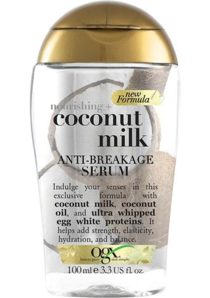 Coconut Milk Hindistan Cevizi Sütü Kırılma Karşıtı Serum 100ML