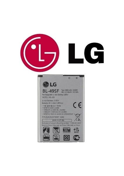 Lg G4 Mini Pil Batarya Beat G4C Mini BL-49SF