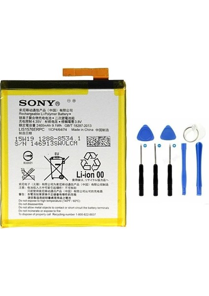 Sony Xperia M4 Aqua Pil Batarya E2303 LIS1576ERPC ve Tamir Seti