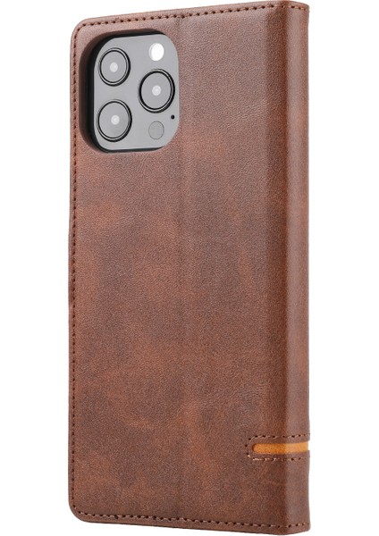 Iphone 13 Pro Brown Için Clic Deri Kılıf (Yurt Dışından)