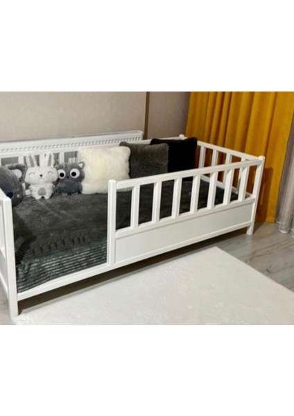 Baby Kinder Wh. Roofless Montessori Yatak Bebek ve Çocuk Karyolası