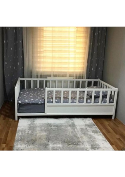 Baby Kinder Wh. Roofless Montessori Yatak Bebek ve Çocuk Karyolası