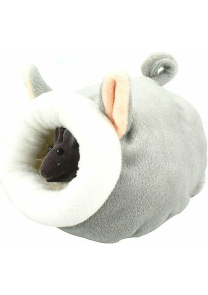 Yumuşak Peluş Sıcak Sevimli Hamster Pamuklu Ev Küçük Hayvan Uyku Yatağı Sıcak Tutmak Yuva (Yurt Dışından)