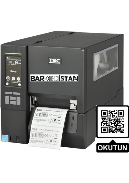 MH241T-A201-0302 Tsc MH241T Endüstriyel Barkod Etiket Yazıcı Seri-Usb-Ethernet