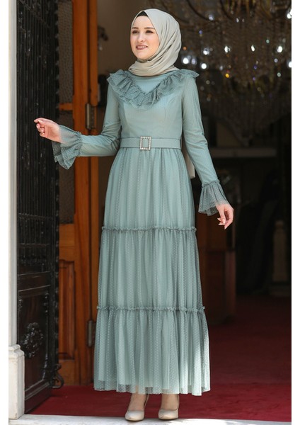 Damla Elbise Mint