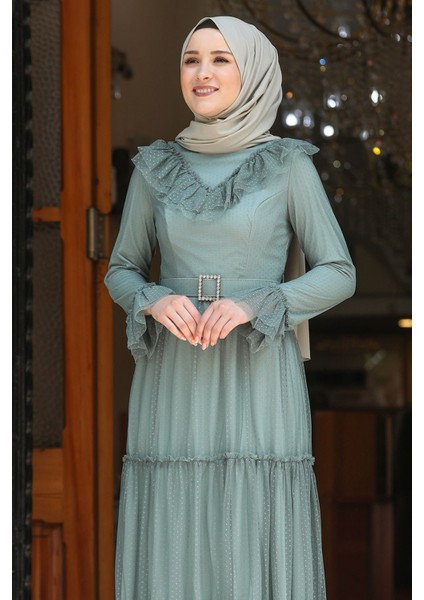 Damla Elbise Mint