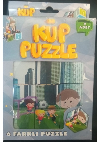 9 Adet Küp Puzzle