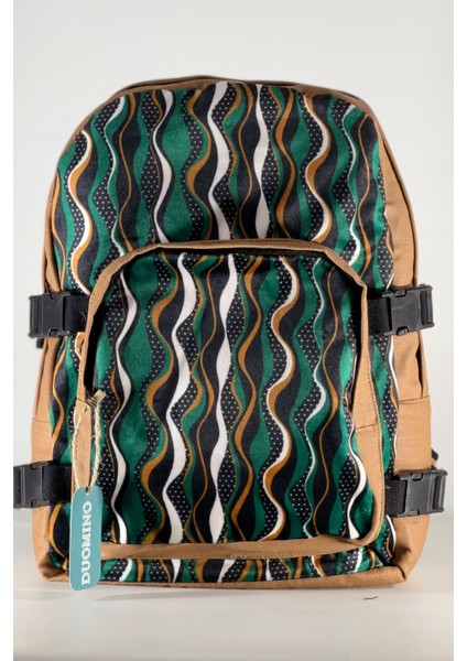 Kızılderili Sırt Çantası Orta Boy Günlük Kullanım Otantik 14'' Inç Seyahat Sırt Çantası