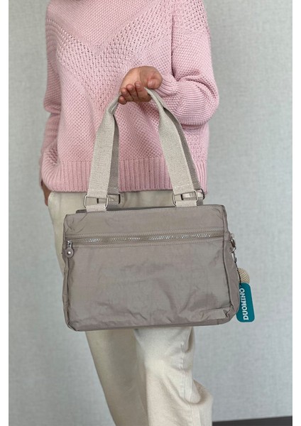 Kadın Çapraz Askılı Omuz Çantası Çok Cepli Ayarlanabilir 33X23CM + Anahtarlık Hediyeli fiyatları