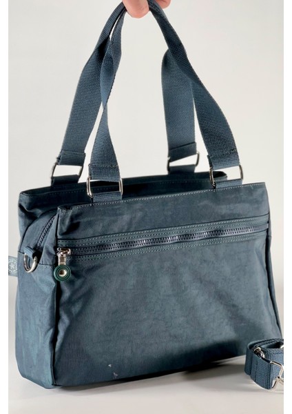 Kadın Çapraz Askılı Omuz Çantası Çok Cepli Ayarlanabilir 33X23CM + Anahtarlık Hediyeli fiyatları