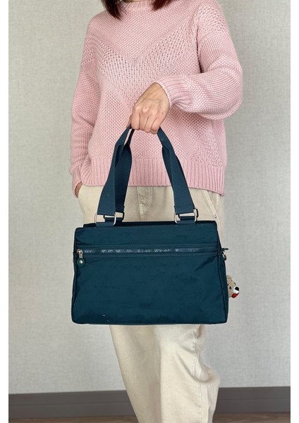 Kadın Çapraz Askılı Omuz Çantası Çok Cepli Ayarlanabilir 33X23CM + Anahtarlık Hediyeli fırsatları