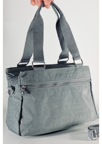 Kadın Çapraz Askılı Omuz Çantası Çok Cepli Ayarlanabilir 33X23CM + Anahtarlık Hediyeli fiyatları