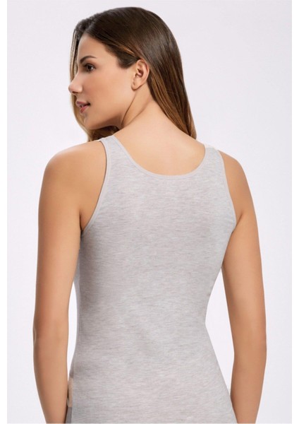 Ilke Kadın Likralı Dantelli Geniş Askılı Atlet 247- 6 Adet fiyatları