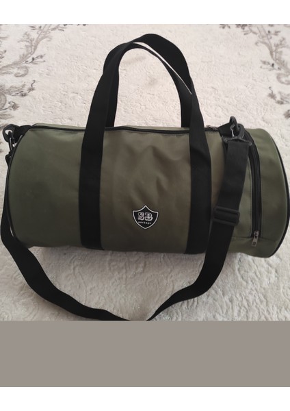 600 Denye Çizgili Silindir Spor Çantası fiyatları