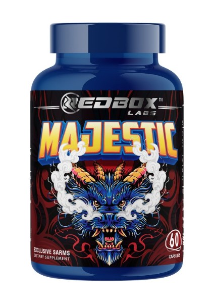 Redbox Labs Majestic MK-2866 + Anabolic Prohormon Mix 60 Capsul.usa Menşei