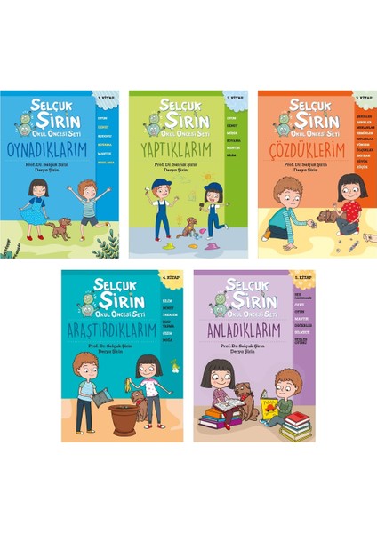 Selçuk Şirin Okul Öncesi Kutulu 5 Kitap Set - Selçuk Şirin – Derya Şirin