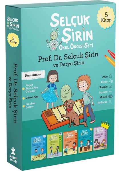 Selçuk Şirin Okul Öncesi Kutulu 5 Kitap Set - Selçuk Şirin – Derya Şirin