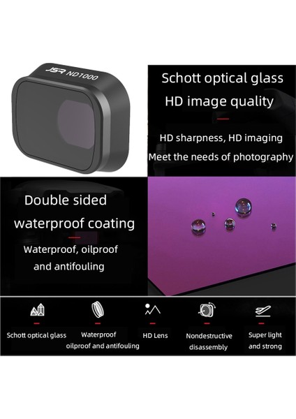 Djı Mini 3 Pro Için Junestar Filtresi Mod: ND64 JSR-1663-06 (Yurt Dışından) modelleri