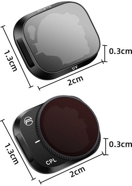 Djı Mini 3 Pro Için Rcstq Alüminyum Alaşımlı Ayarlanabilir Filtre (Yurt Dışından)