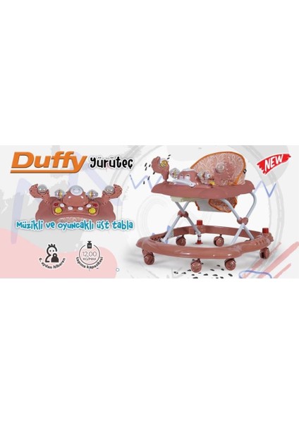 Sunny Baby 9227 Duffy Yürüteç Müzikli Oyuncaklı Bebek Yürüteç Örümcek