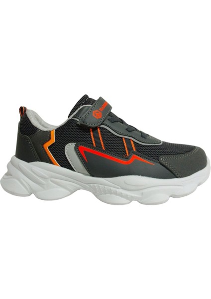 Gri Turuncu Cırtlı Sneakers Spor Ayakkabı fiyatları