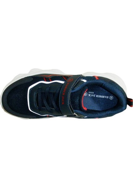 Lacivert Kırmızı Cırtlı Sneakers Spor Ayakkabı fırsatları