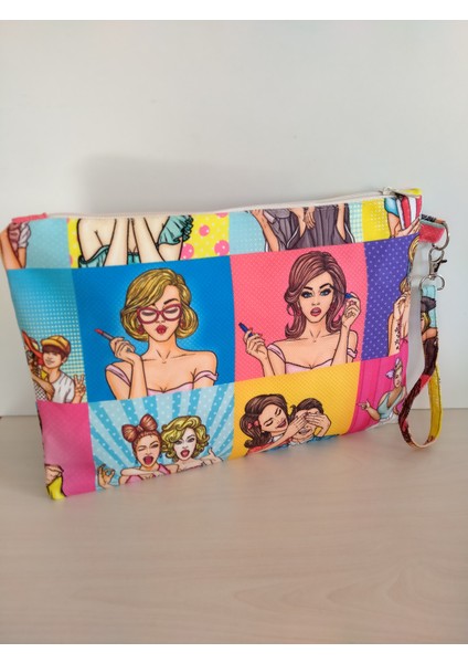 Popart Clutch Çanta