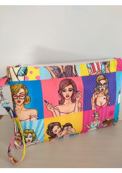 Popart Clutch Çanta