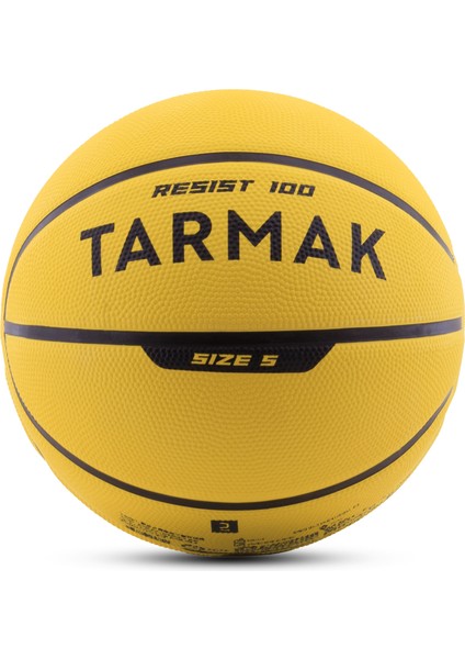 Tarmak Basketbol Topu - 5 Numara - Sarı - R100