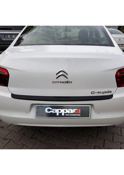 Citroen C-Elysee Arka Tampon Eşiği Koruma Mat 2014-