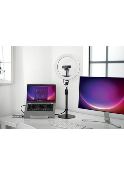 L1000 Bicolor Halka Işık Web Kamerası Tutuculu Video Konferansları Için (K87653WW) modelleri
