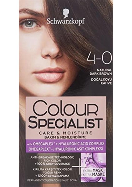 Colour Specialist Doğal Koyu Kahve 4.0 Saç Boyası