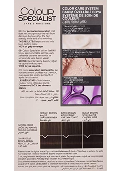 Colour Specialist Doğal Koyu Kahve 4.0 Saç Boyası