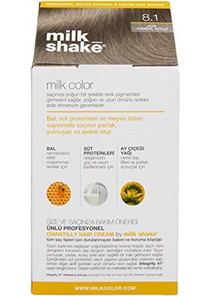 Milk Color Eko Kit 8.1 1 Saç Boyası