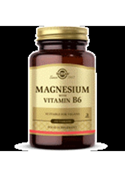 Magnesium With Vitamin B6 100 Tablet