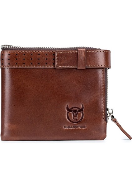 Bull Captain QB060 Erkek Cüzdan - Kahverengi (Yurt Dışından)