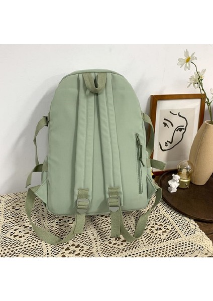 Öğrenci Okul Çantası - Yeşil (Yurt Dışından)