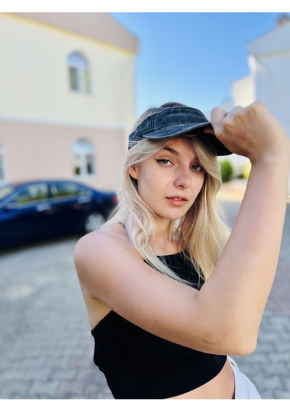 Yeni Sezon Unisex Tenisçi Model Siperlik Eskitme Şapka