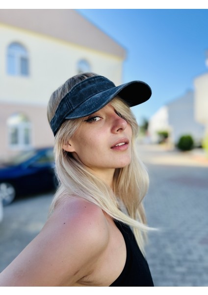 Yeni Sezon Unisex Tenisçi Model Siperlik Eskitme Şapka