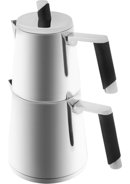 PowerSteel 316+ Çelik İndüksiyon Tabanlı Blend Çaydanlık Takımı