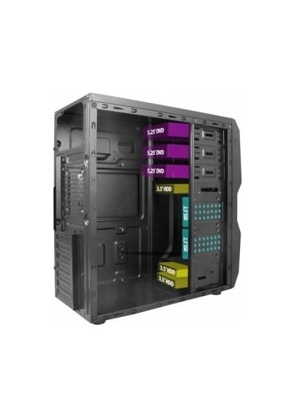 TA-K62 550W Kasa Siyah