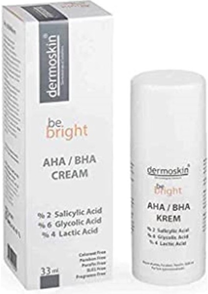 Marka: Dermoskin Be Bright Aha/bha Krem 33ML Kategori: Yüz Temizleyici