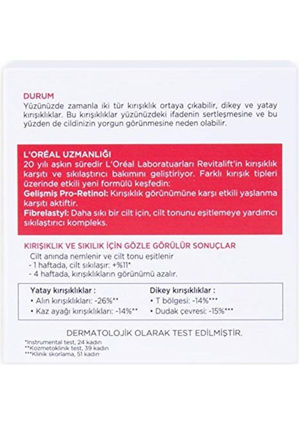 Loreal Professionnel L'oréal Paris Revitalift  Gündüz Bakım Kremi, 50 ml Kategori: Yüz Kremi