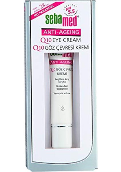 Sebamed Q10  Göz Çevresi Bakım Kremi 15 ml 1 Paket Kategori: Yüz Kremi