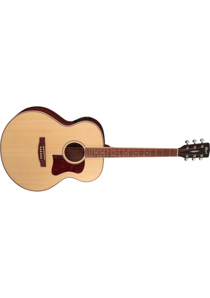 Cj-Medx - Çantalı Natural Glossy Elektro Akustik Gitar