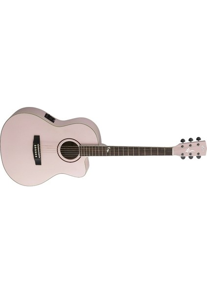 Jade 2f Ppm - Pale Pink Metallic Elektro Akustik Gitar (Çantalı)
