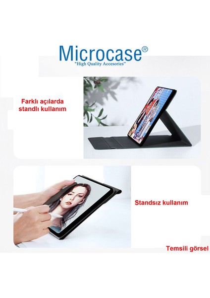 iPad Mini 6.nesil 8.3 Inch 2021 Sleeve Serisi Mıknatıs Kapaklı Standlı Kılıf - ACK101 Lacivert