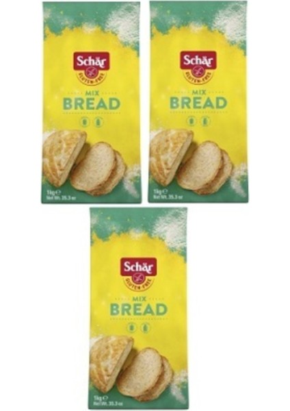Mix-B Glutensiz Ekmek Unu 1 kg 3 Adet